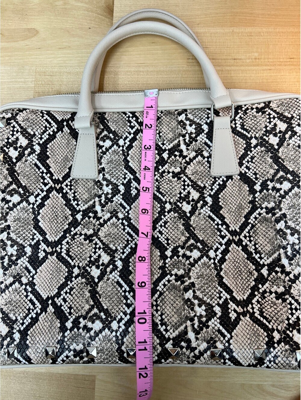 Snake print, NEW White house Black Market computer bag - Picture 8 of 9